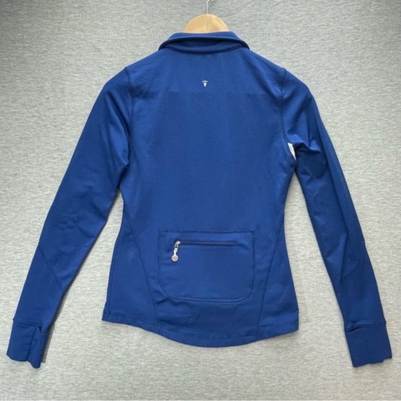 Lululemon Athletica Womens Blue Pullover Jacket Size 6 Half Zip - Picture 1 of 13